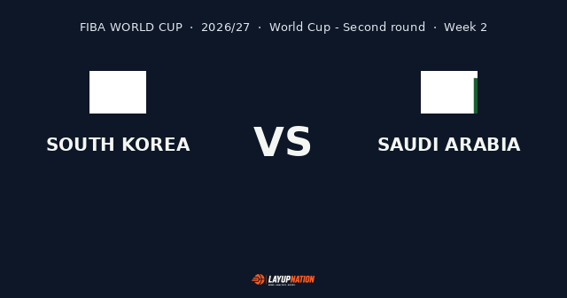 South Korea vs Saudi Arabia: qualifying showdown